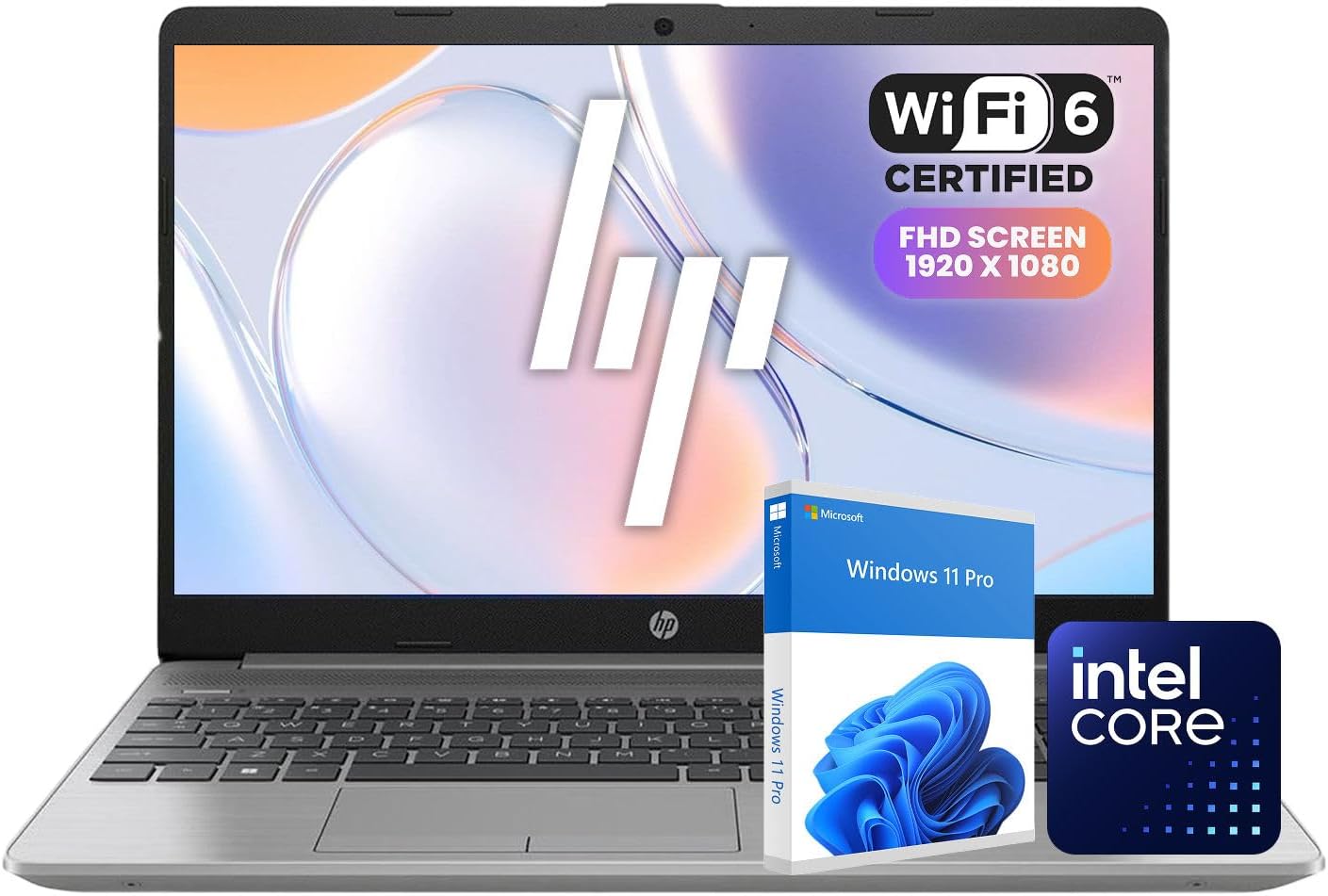 HP 250 G9 Laptop with Intel Processor for Work & Study