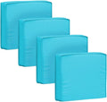 Outdoor Cushion Covers 4 Pack Waterproof Fade Resistant Patio Cushion