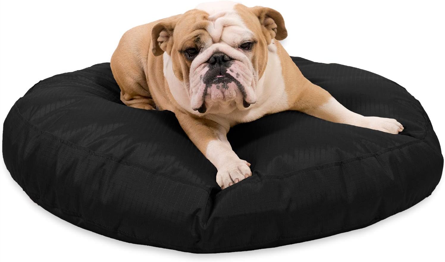 K9 Ballistics Tough Round Nesting Pillow Dog Bed for Comfort