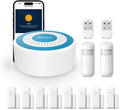 WiFi Door Alarm System 13 Piece Kit - App Alerts & Loud Siren