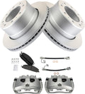 Rear Ceramic Brake Pad & Rotor Kit for 2014-2018 Ram 3500 - G-Coated