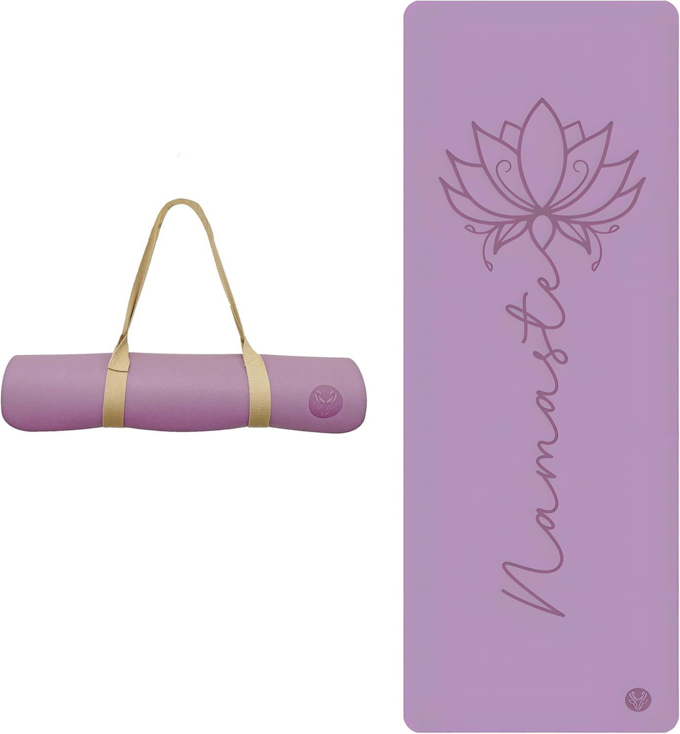 Non-Slip Natural Rubber Yoga Mat for Professional Home Workouts