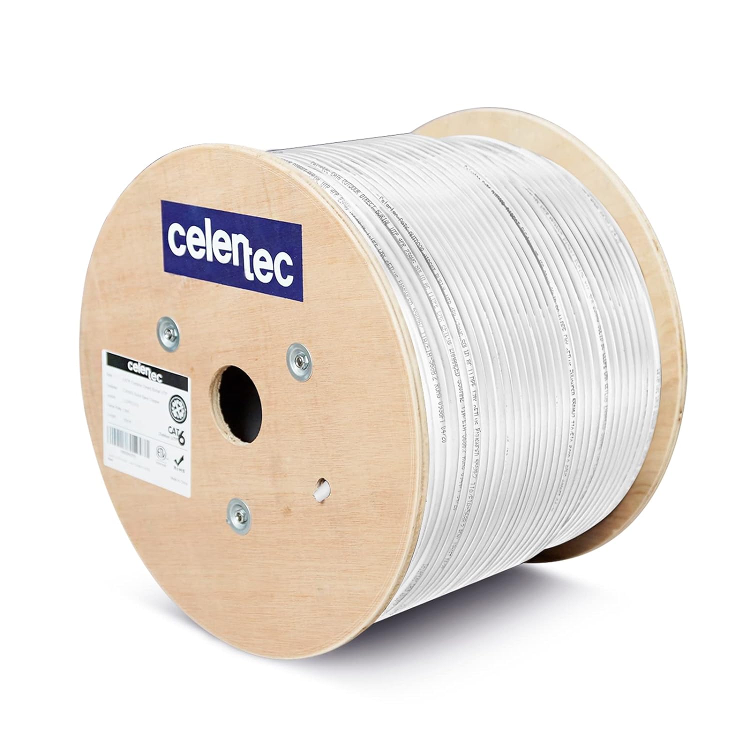 CAT6 Outdoor Cable 1000ft Solid Bare Copper Weatherproof UTP