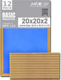 20x20x2 Air Filter Comparable to MPR 100 - 12 Pack Economy Filters