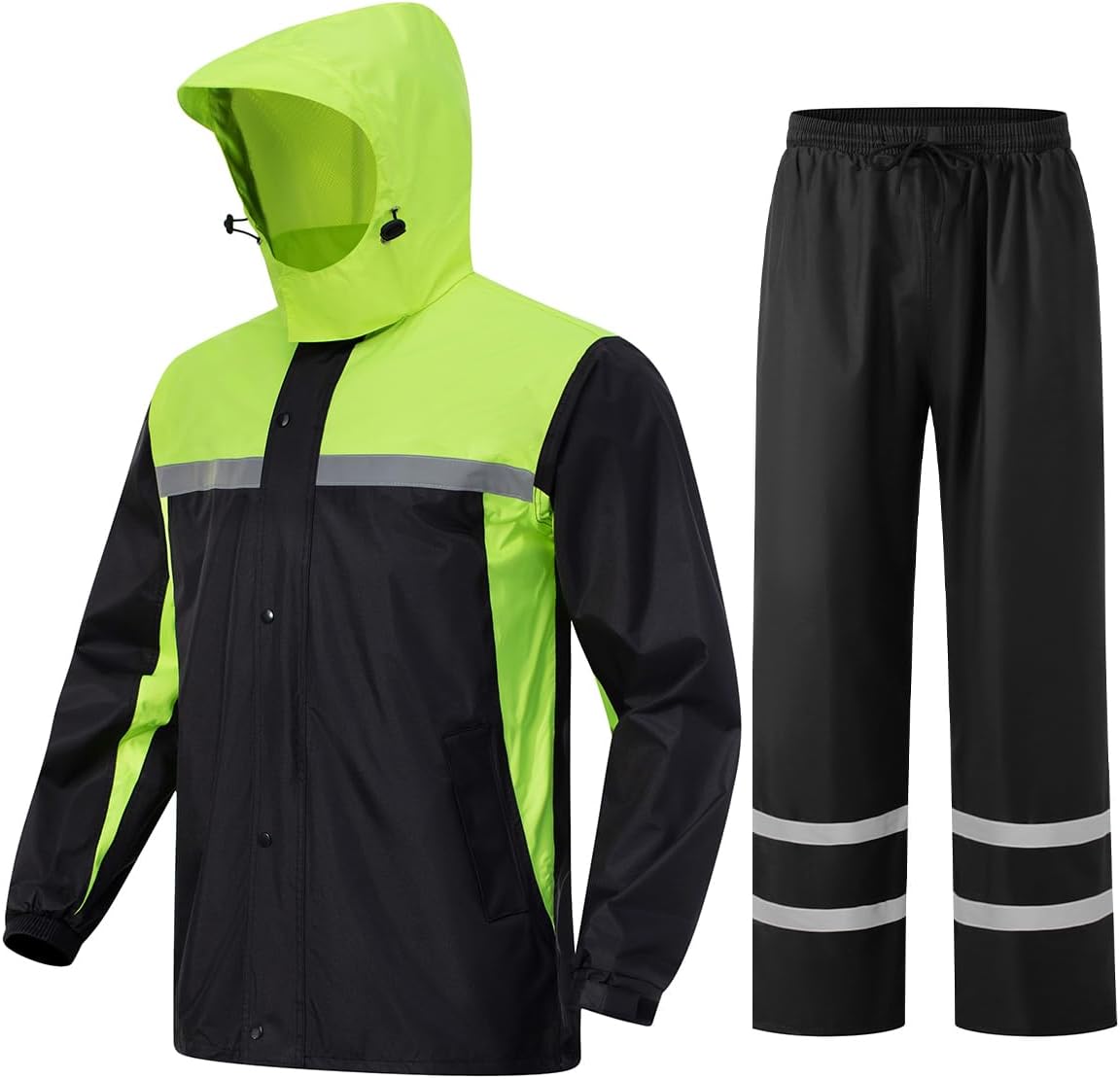 Mens Rain Suits with Air Vents for Work Golf Fishing Hiking
