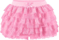 Women Y2K Lace Multi-Layered Bloomers - Sweet Ruffle Shorts