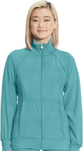 Cherokee Infinity Zip Front Scrub Jacket for Women - Stretch Fit Code