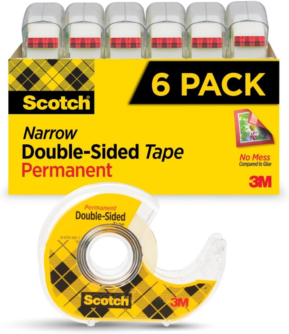 Scotch Double Sided Tape Dispenser Set - Perfect for Crafts!