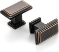 1-1/2 in Oil Rubbed Bronze Cabinet Knobs 30 Pack - Solid Metal