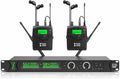XTUGA RW2090 Wireless In Ear Monitor System - Dual Channel Stage