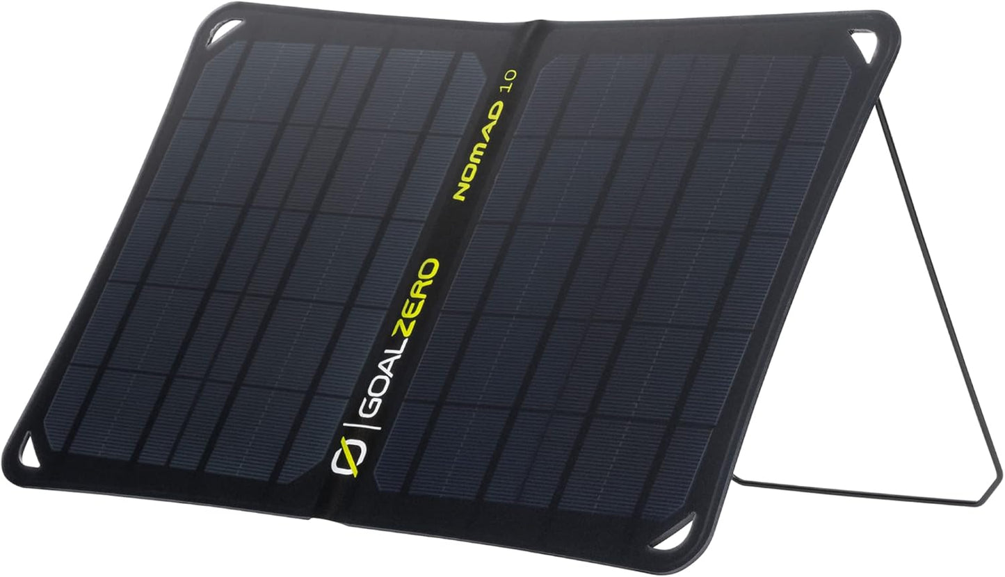 Goal Zero Nomad 10 Foldable Solar Panel for Hiking and Travel