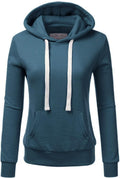 Basic Lightweight Pullover Sweater Top - Casual Comfy Hoodie for Women