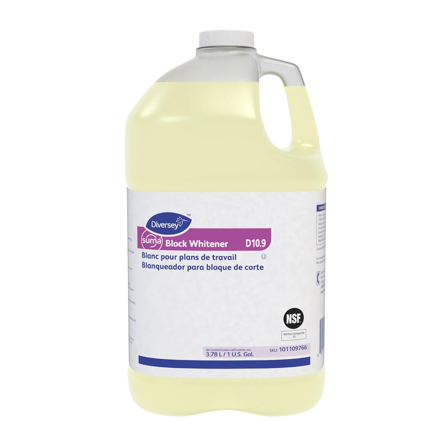 Diversey SUMA Block Whitener Liquid Cleaner for Cutting Boards