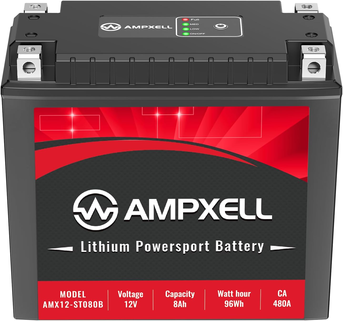 YTX14 BS ATV Lithium Motorcycle Battery with Smart BMS 12V