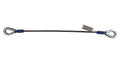 1/2 in x 20 ft Single Leg Wire Rope Sling w/Thimble Eyes - Durable