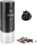 Electric Conical Burr Coffee Grinder - 38 Grind Settings, Portable & Rechargeable - Lamido