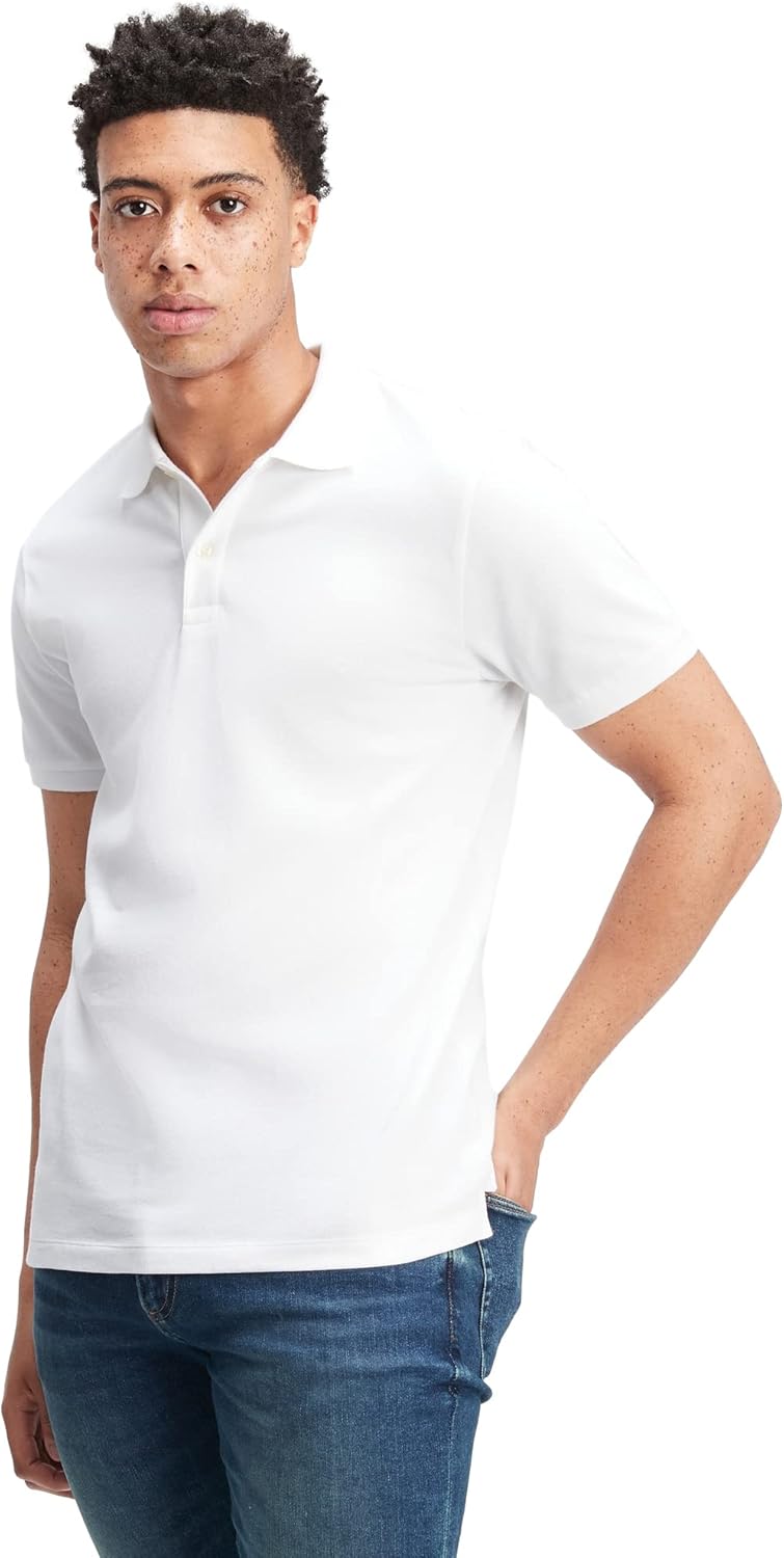 Gap Men's Stretch Pique Polo: Comfort Defined