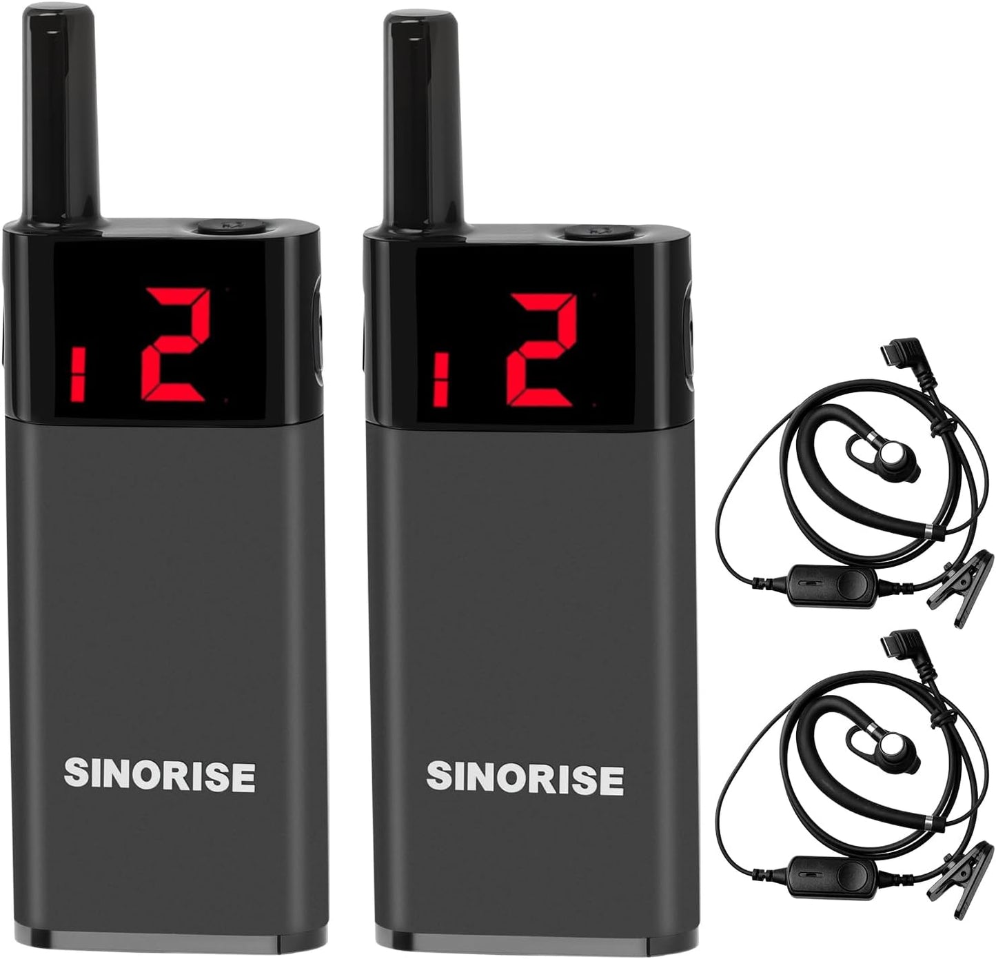 Mini Walkie Talkies for All-Day Use, Ultra-Compact Design