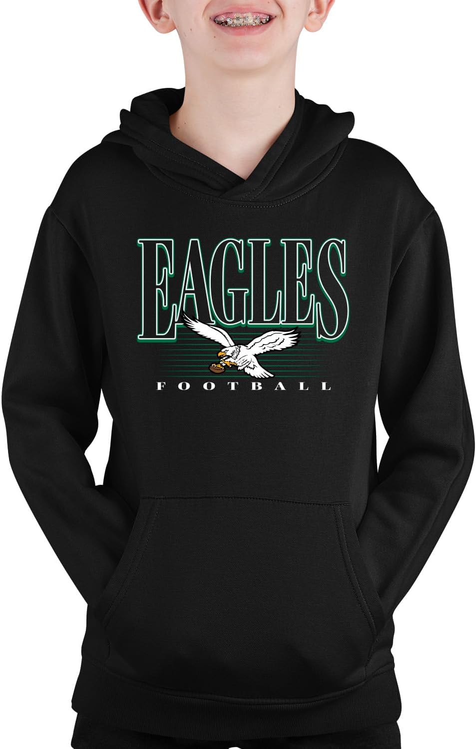 Philadelphia Eagles Youth Overtime Blueprint Hoodie for Fans