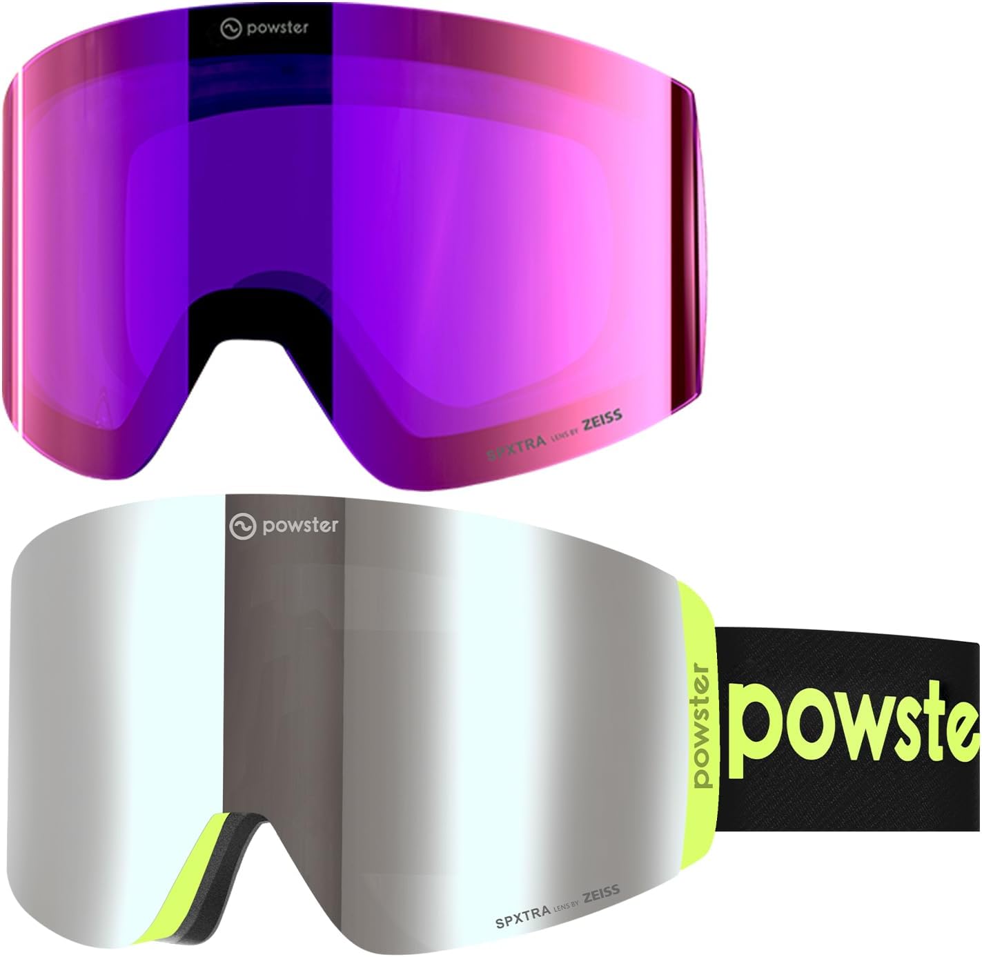 Powster OTG Ski Goggles: Magnetic Lens, UV Protection