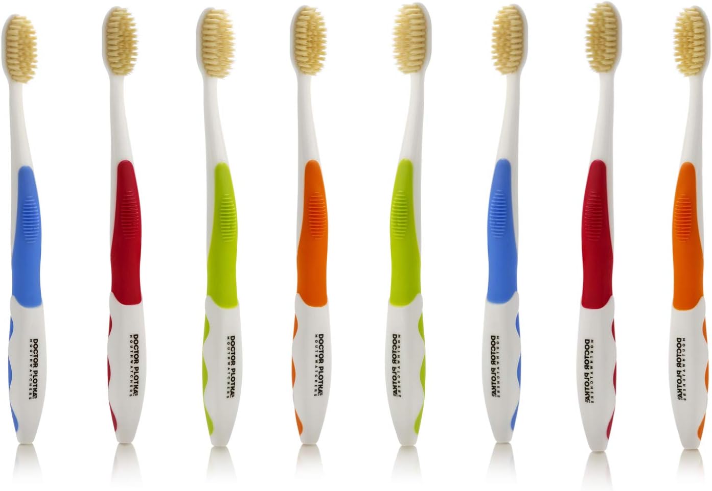 MOUTHWATCHERS Soft Flossing Toothbrushes for Adults, 8 Pack