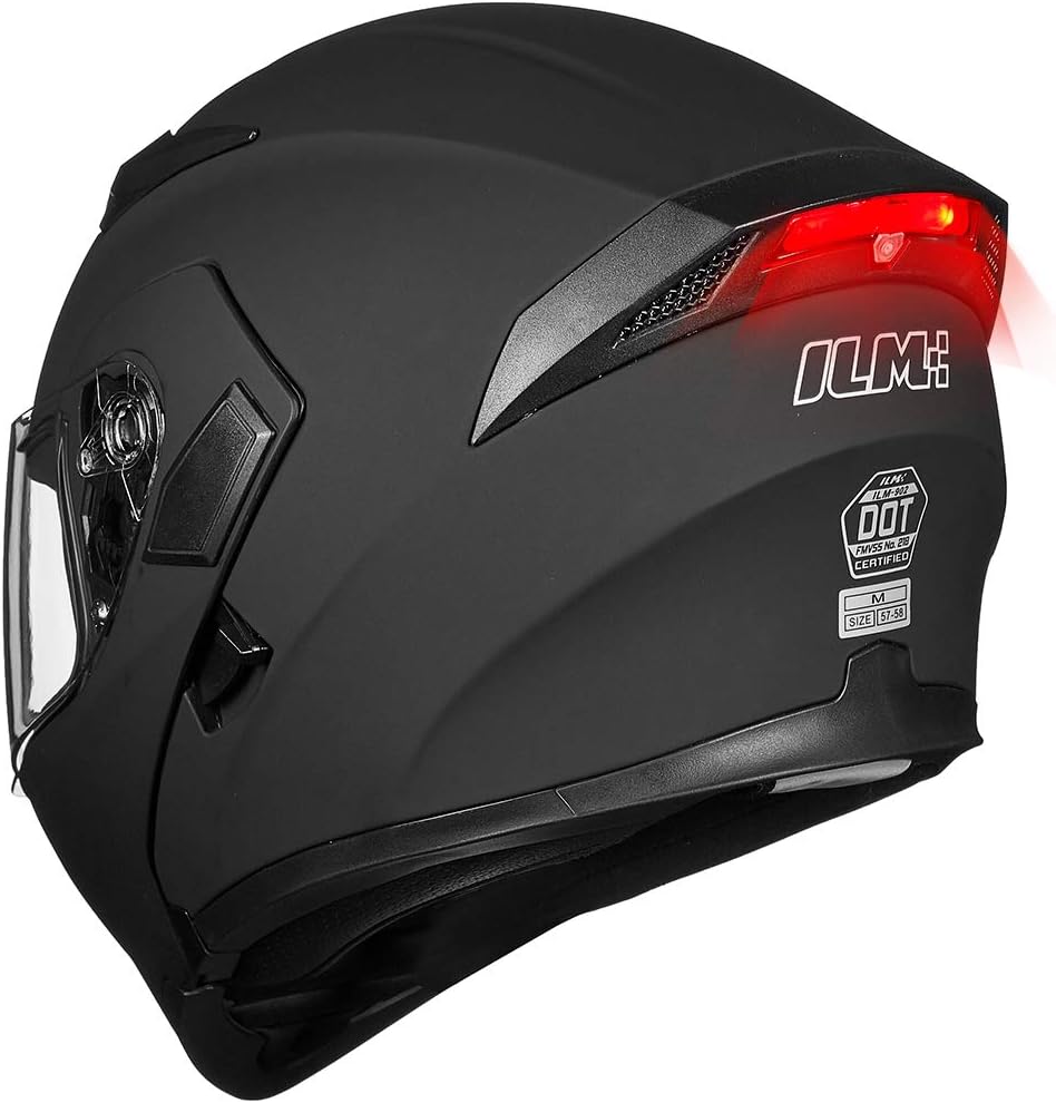 ILM Motorcycle Dual Visor Flip Up Modular Full Face Helmet Review