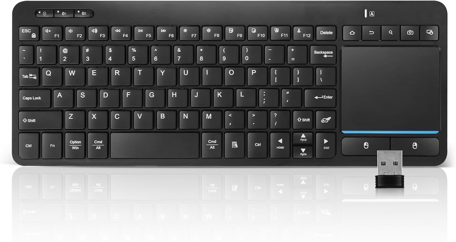 3-in-1 Multi-Device Touchpad Keyboard - Seamless Connectivity!