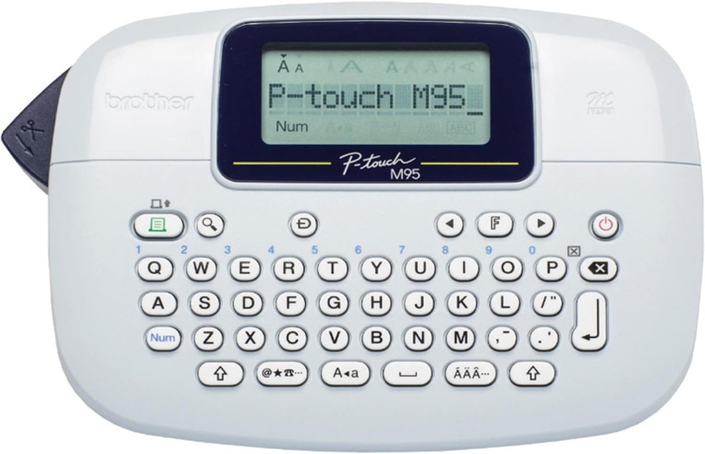 Brother PTM95 Label Maker - 9 Fonts, 8 Deco Patterns