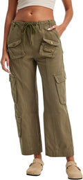 7-Pocket Wide Leg Cargo Pants for Women - Work in Comfort!