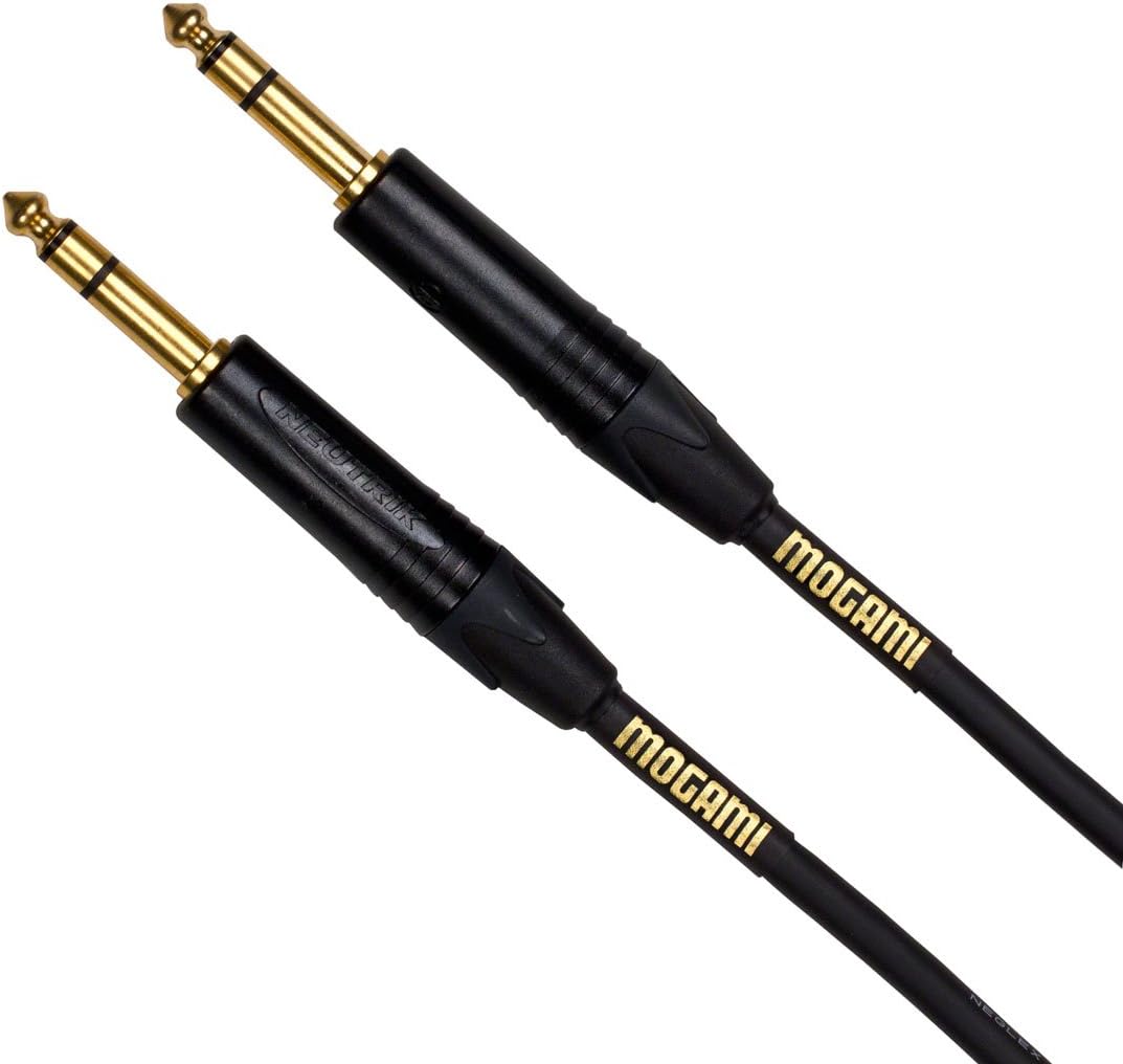 Mogami Gold TRS-TRS Audio Cable for Neutral Tone Sound Quality
