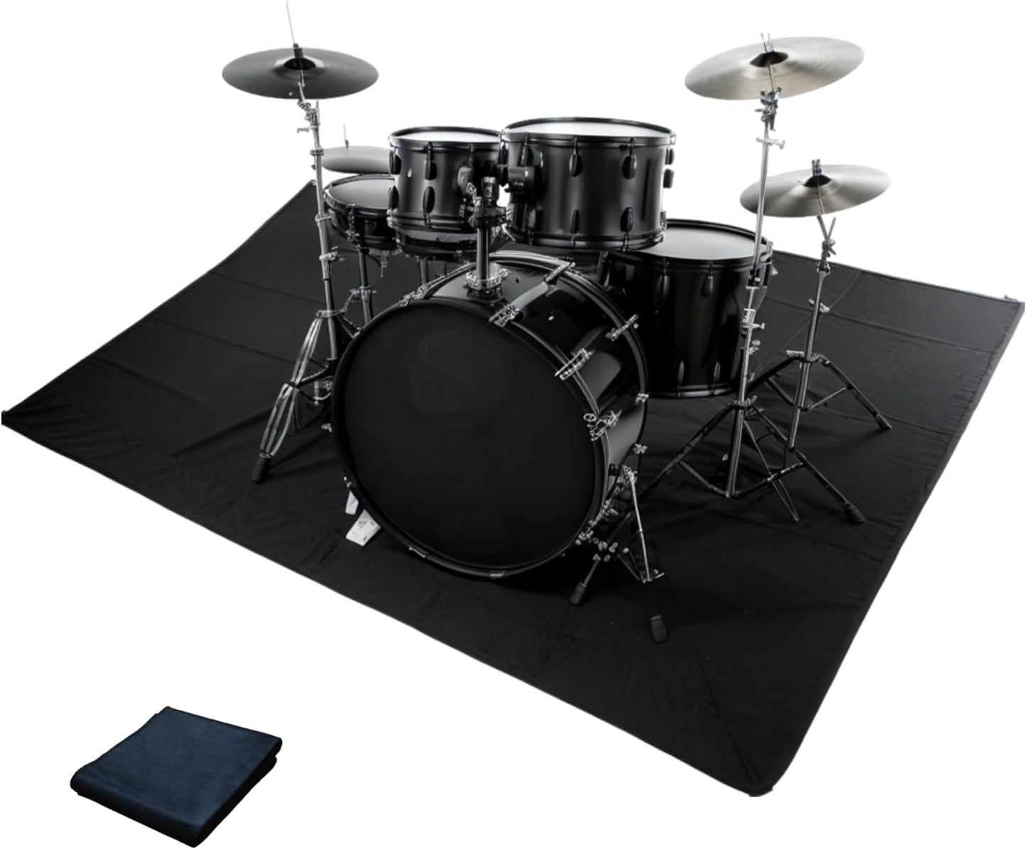 Drum Rug with Non-Slip Grip Bottom for Noise Reduction and Stability