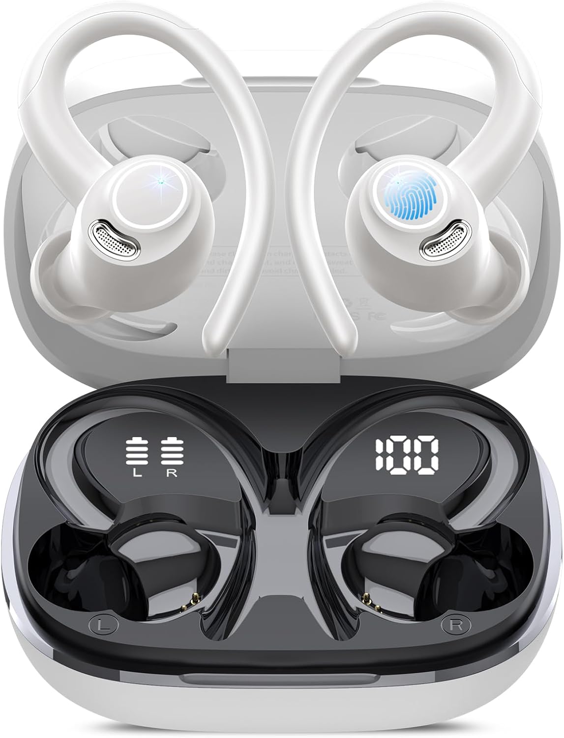 Wireless Earbuds with ENC Mic and 48H Battery Life for Sports