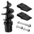 Bolt-On Spiral Point Auger with 2 Pack 3 Point Cutting Edge - Heavy
