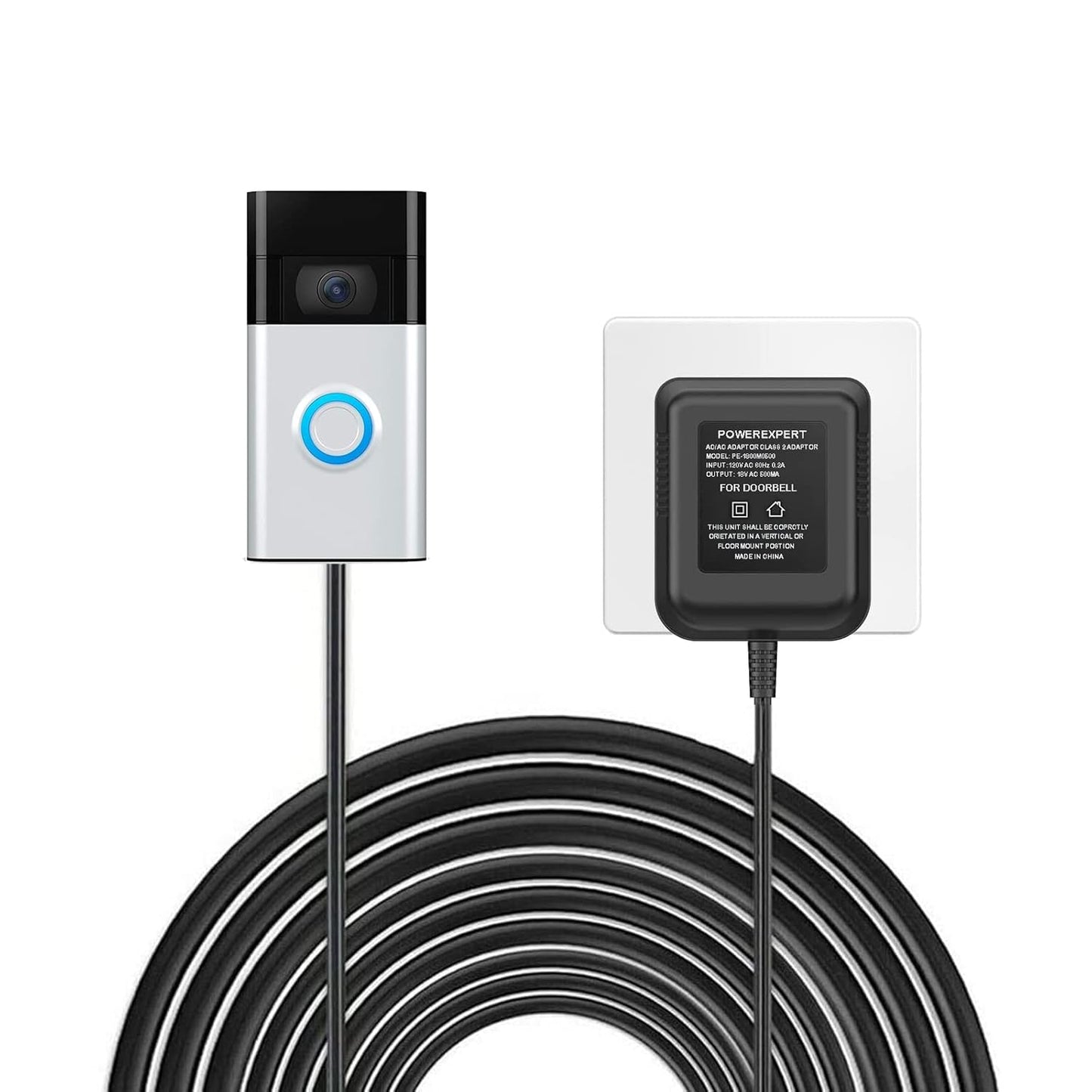 Power Multiple Doorbell Cameras with 18V Adapter!
