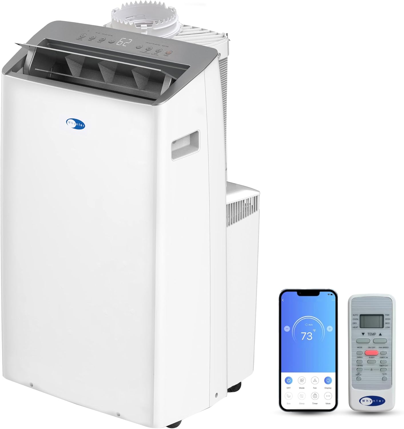 Whynter NEX Inverter AC: Dual Hose, Wi-Fi, 500 Sq Ft