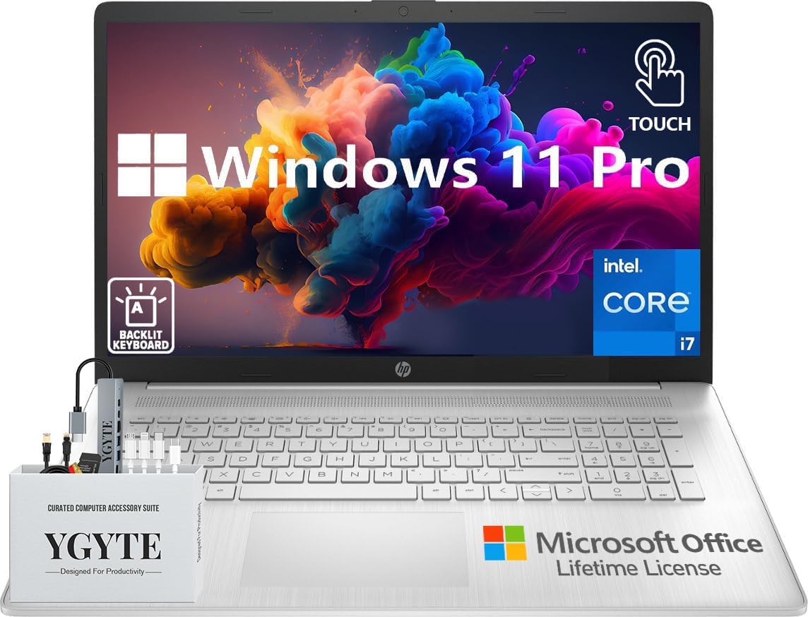 HP 17.3 Touchscreen Laptop with Intel Core i7 and 64GB RAM