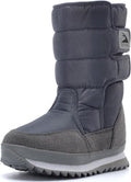 DADAWEN Women's Waterproof Frosty Snow Boot - Warm, Slip-Resistant