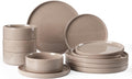 Famiware Nebula Plates and Bowls Set 12 Piece Dinnerware Set