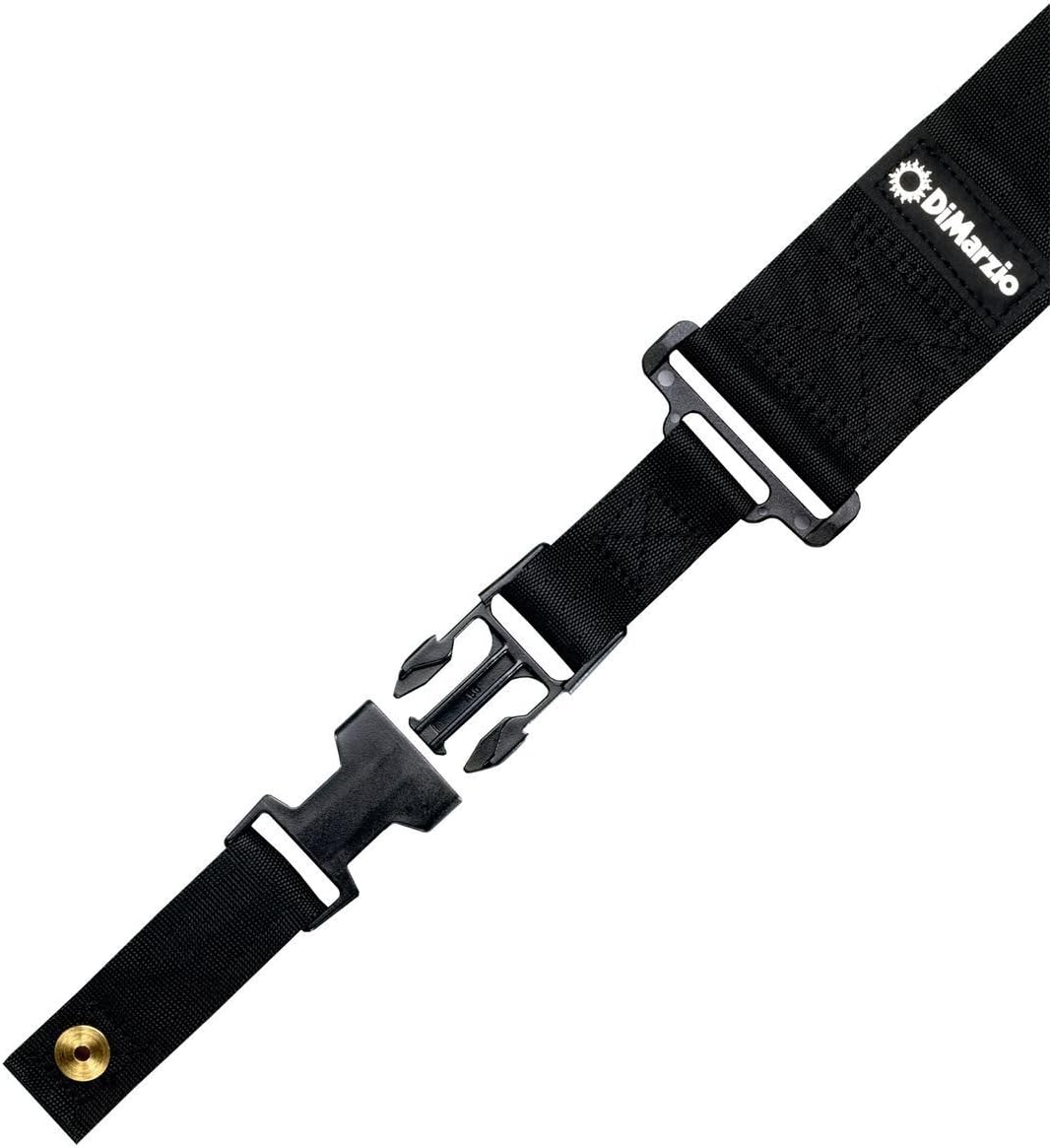 DiMarzio Black Cordura Cliplock Strap Dd2220BK for Musicians