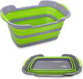 Multipurpose Collapsible Pet Bathtub with Drain Plug - Foldable 27L