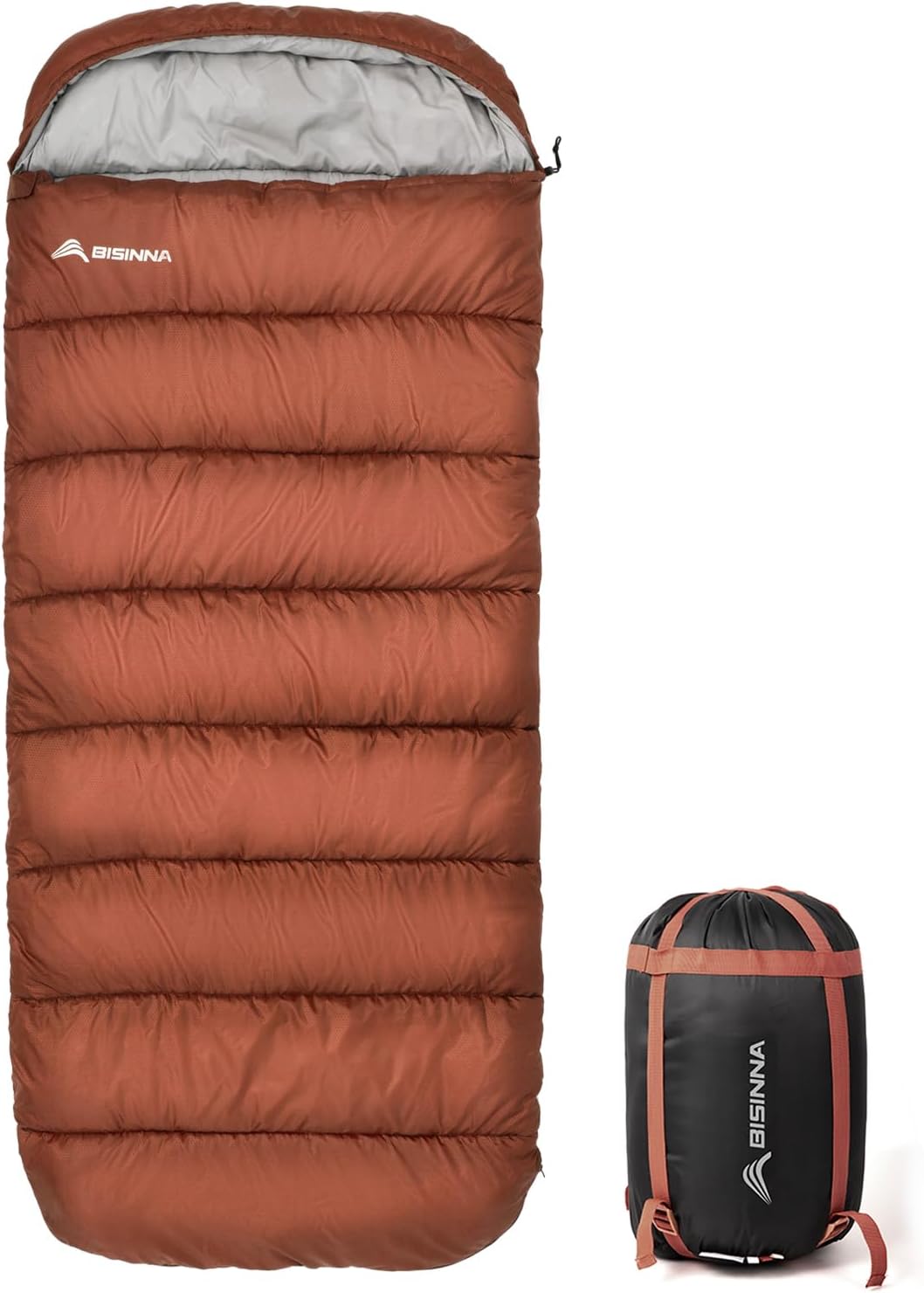BISINNA XXL Sleeping Bag for Big and Tall Adults - Warm & Waterproof