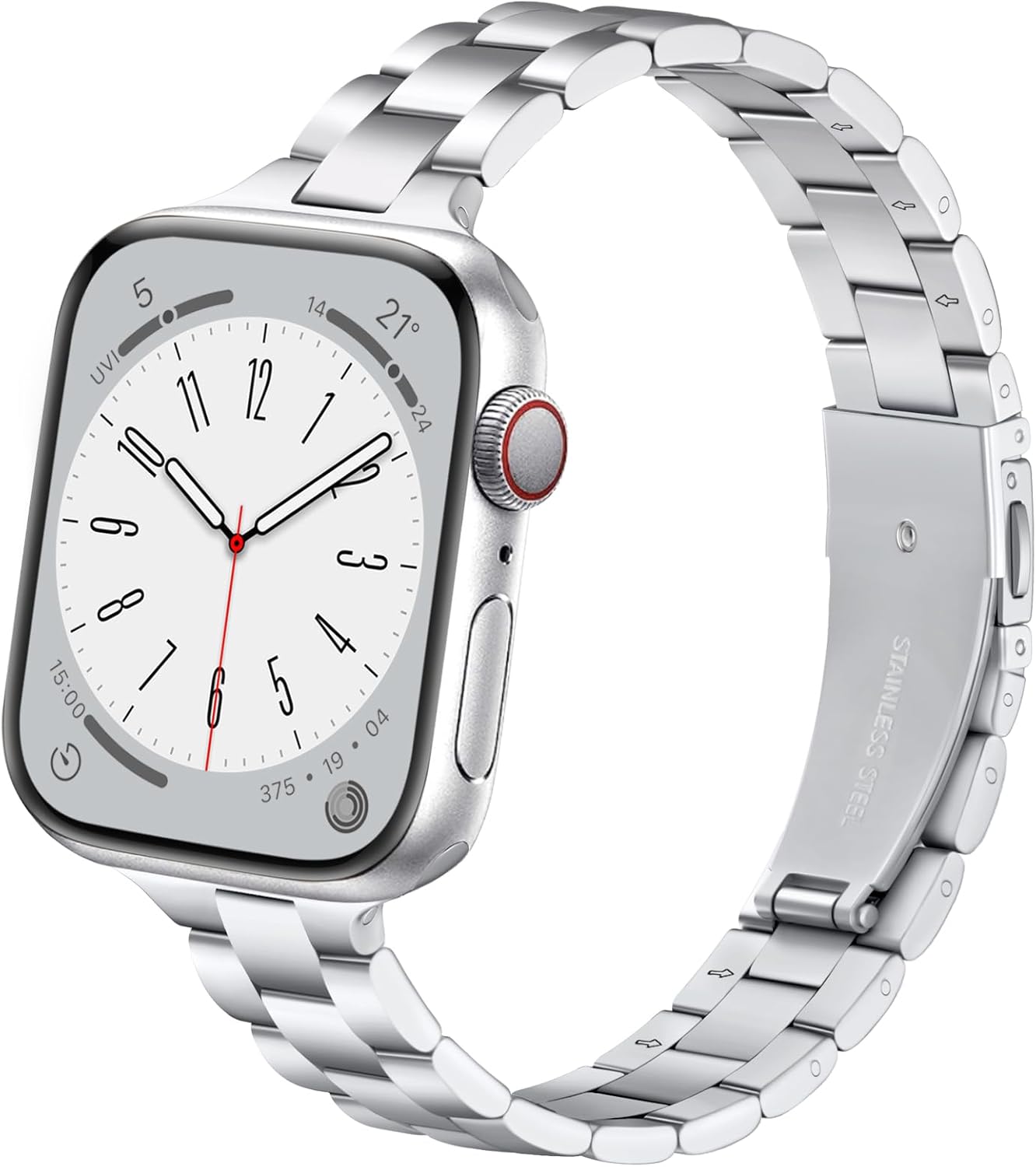 Stylish Thin Stainless Steel Bands for Apple Watch - Lenrao