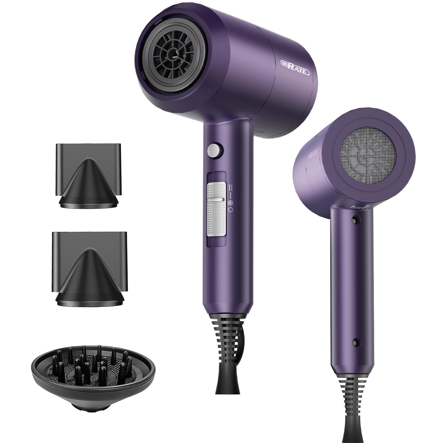 SHRATE Lightweight Ionic Hair Dryer - 1800W Fast Drying