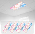 8 Pcs Fluorescent Light Covers with 80 Magnets - Soften Classroom