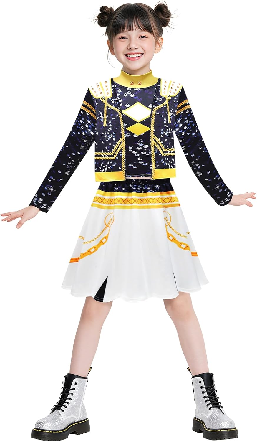Kids Girls Pop Singe Outfits for Halloween and Stage Performances