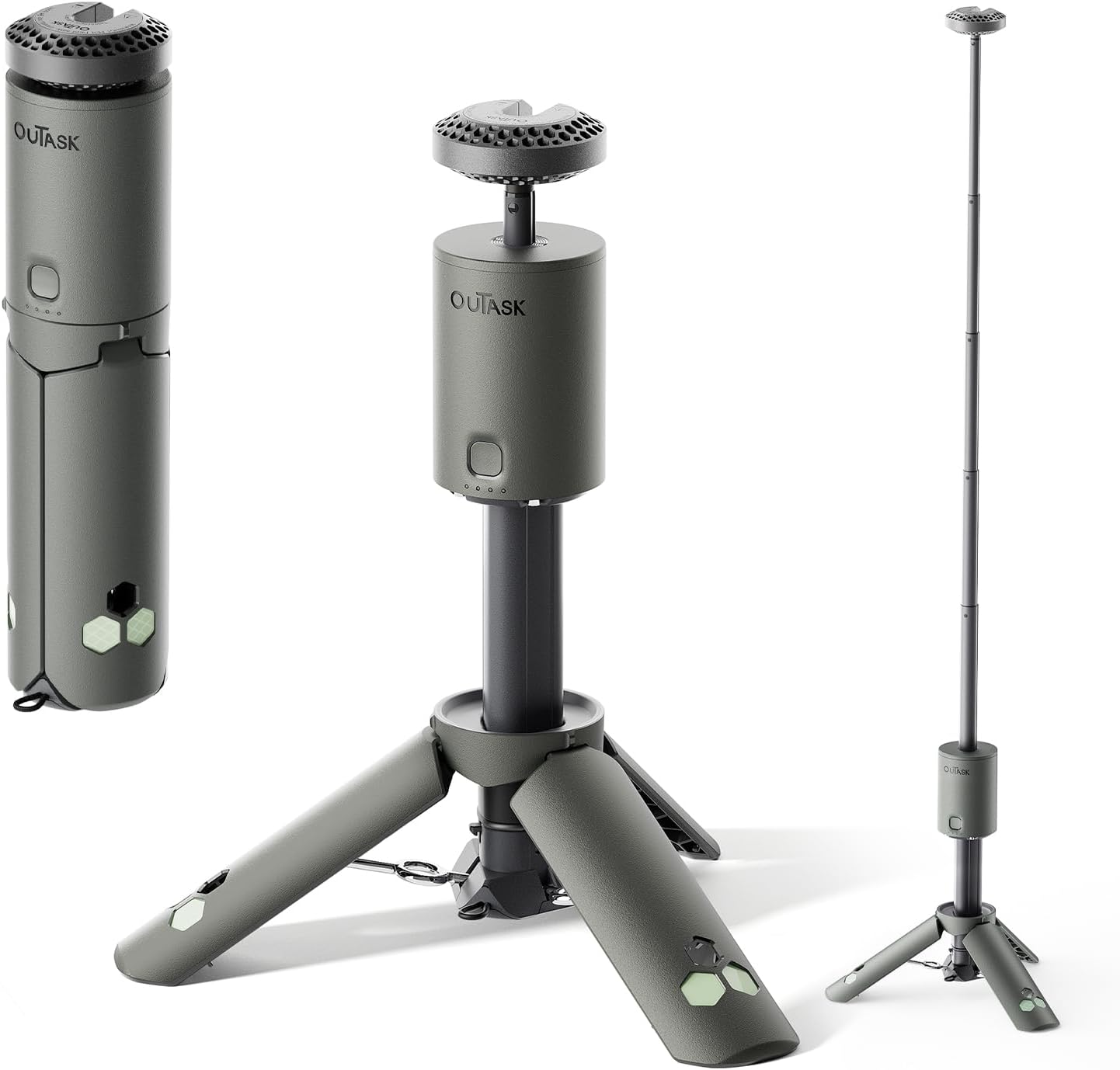 Telescopic Magnetic Camping Lantern - 12000mAh Battery