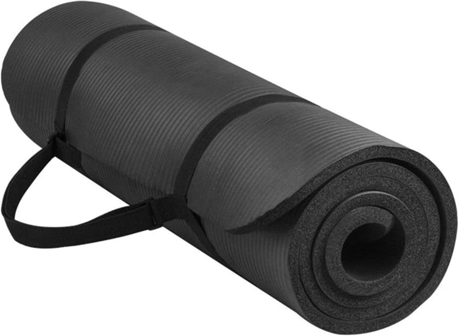 Extra Thick Yoga Mat - Anti-Tear, Carry Strap, High Density