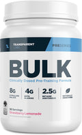 Transparent Labs Bulk Pre Workout Powder - Strength, Focus & Pumps