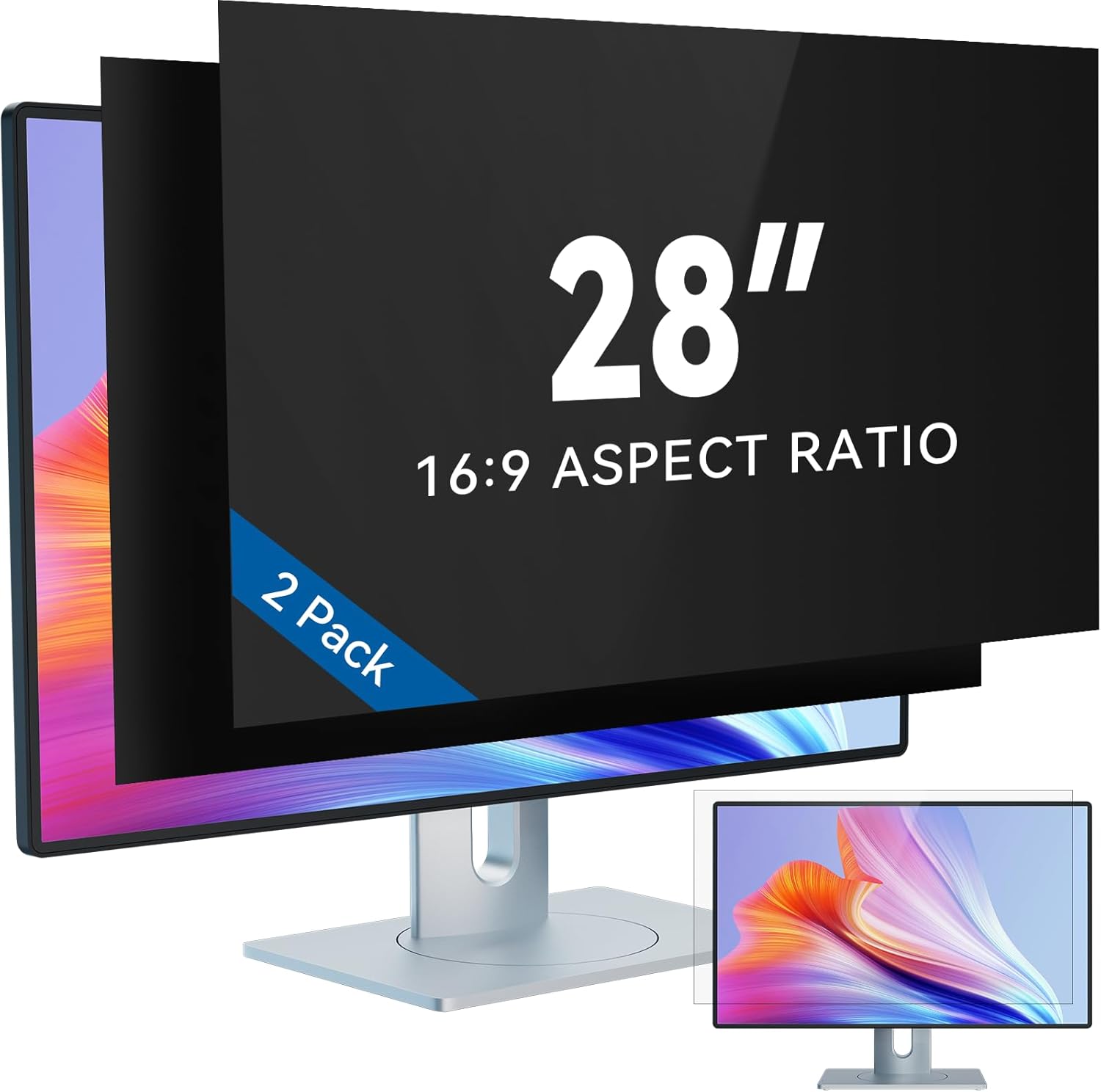 IPROKKO 28 Inch Computer Privacy Screen Filter for Monitors