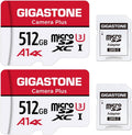 GIGASTONE 512GB Micro SD Card 2-Pack - Fast 4K Storage